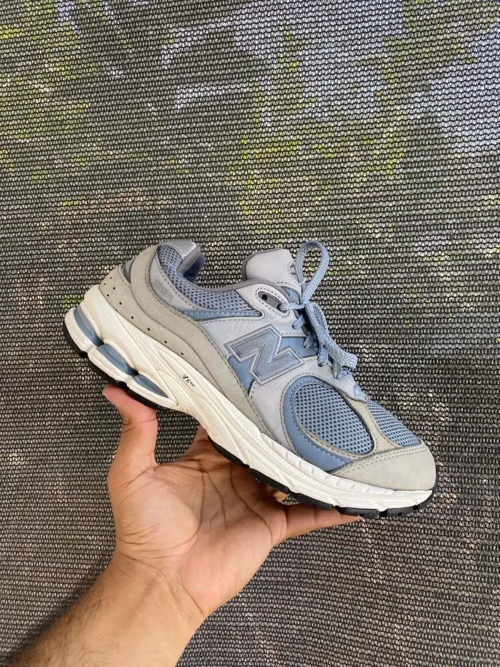 New Balance 2002R 'Rain Cloud' Light Blue Mesh Sneakers ML2002RR
